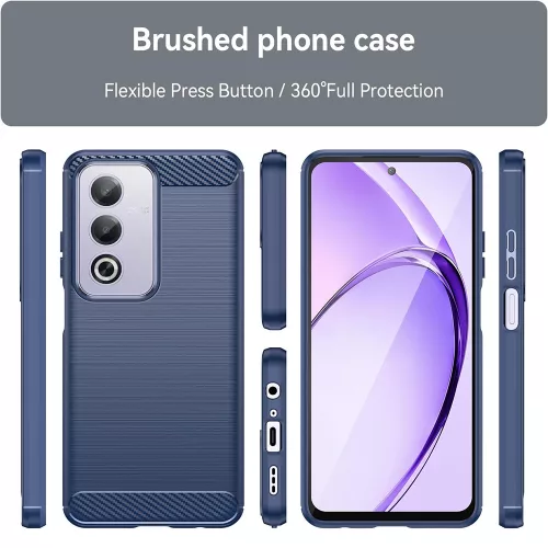 Techsuit - Carbon szilikon tok - Oppo A80 5G - Kék