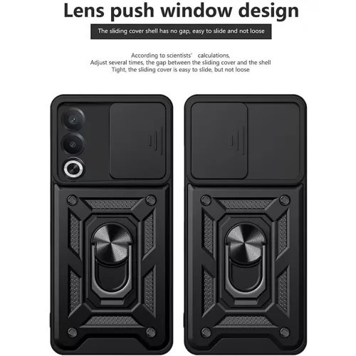 Techsuit - CamShield ütésálló tok - Oppo A80 5G - Fekete