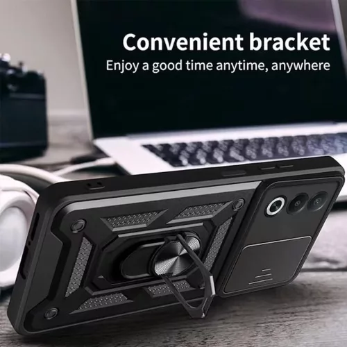 Techsuit - CamShield ütésálló tok - Oppo A80 5G - Fekete