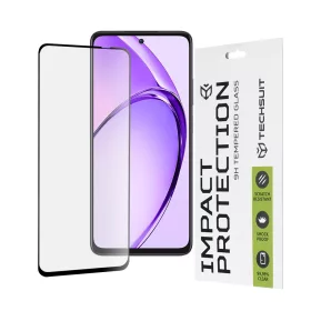   Techsuit - 111D Full Cover / Full Glue üvegfólia - Oppo A80 5G - Fekete