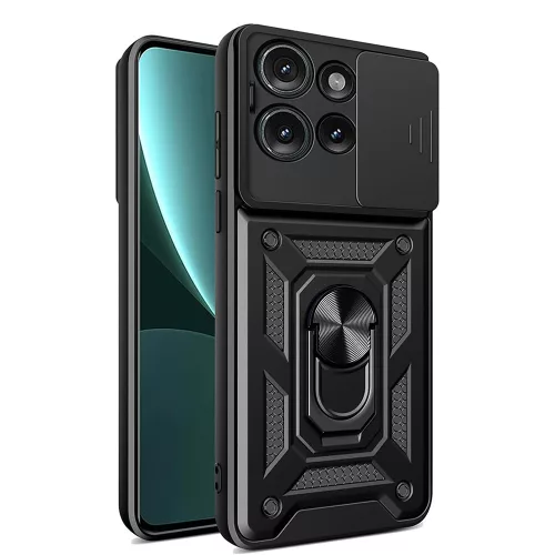 Techsuit - CamShield ütésálló tok - Motorola Edge 50 - Fekete