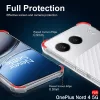 Techsuit - Shockproof Átlátszó Ütésálló Szilikon tok - OnePlus Nord 4 - Átlátszó