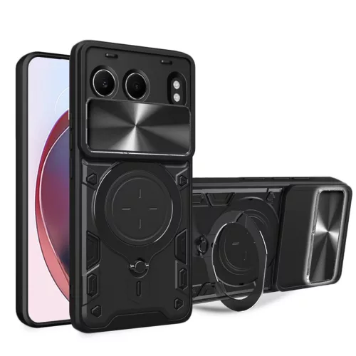 Techsuit - CamGuard Pro tok ütésálló tok - OnePlus Nord 4 - Fekete