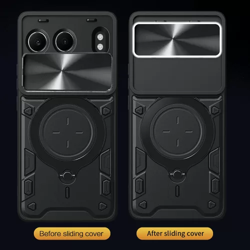 Techsuit - CamGuard Pro tok ütésálló tok - OnePlus Nord 4 - Fekete