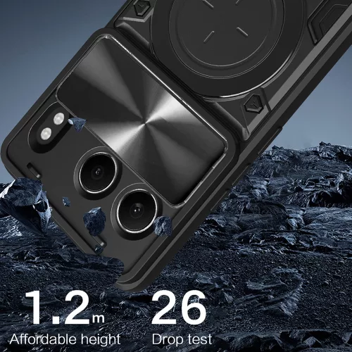 Techsuit - CamGuard Pro tok ütésálló tok - OnePlus Nord 4 - Fekete