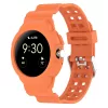 Techsuit - Watchband (W065) - Google Pixel Watch / Watch 2 / Watch 3 / Watch 4 41mm - Orange