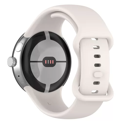 Techsuit - Watchband (W031) - Google Pixel Watch 3 45mm - Creamy White