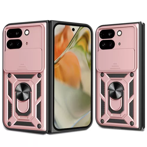Techsuit - CamShield ütésálló tok - Google Pixel 9 Pro Fold - Rosegold