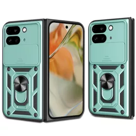   Techsuit - CamShield ütésálló tok - Google Pixel 9 Pro Fold - Zöld