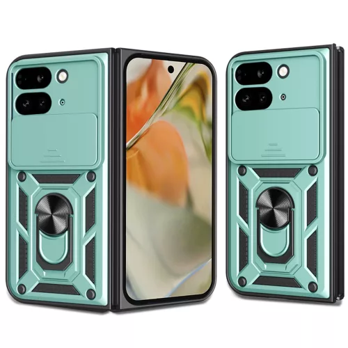 Techsuit - CamShield ütésálló tok - Google Pixel 9 Pro Fold - Zöld