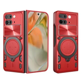   Techsuit - CamGuard Pro ütésálló tok - Google Pixel 9 Pro Fold - Piros