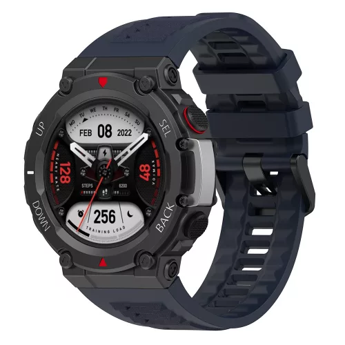Techsuit - Watchband (W067) - Amazfit T-Rex 2 / 2 Ocean Blue - Navy Blue