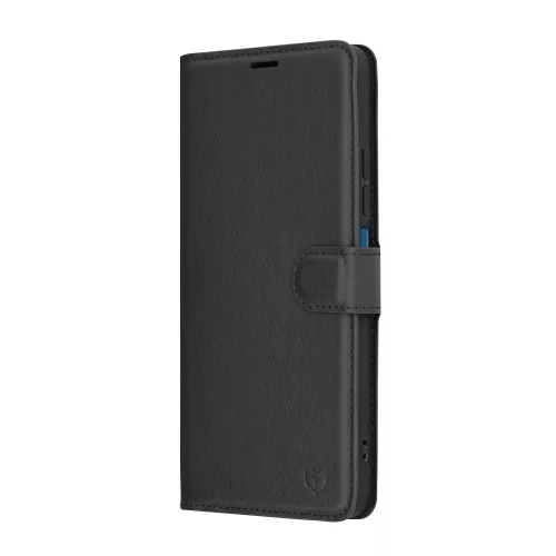 Techsuit - Leather Folio kinyitható tok - Xiaomi Redmi 14C / Poco C75 - Fekete