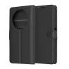 Techsuit - Leather Folio kinyitható tok - Xiaomi Redmi 14C / Poco C75 - Fekete