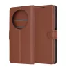 Techsuit - Leather Folio kinyitható tok - Xiaomi Redmi 14C / Poco C75 - Barna