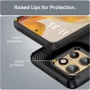 Techsuit - Carbon szilikon tok - Motorola Edge 50 Neo / Edge 60 Neo / Motorola ThinkPhone 25 - Fekete
