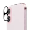 Techsuit - Full Camera - Kameravédő üvegfólia - iPhone 16 / iPhone 16 Plus - Fekete
