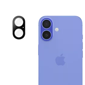   Techsuit - Full Camera - Kameravédő üvegfólia - iPhone 16 / iPhone 16 Plus - Fekete