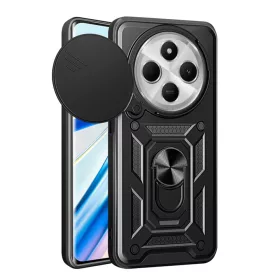   Techsuit - CamShield ütésálló tok - Xiaomi Redmi 14C / Poco C75 - Fekete