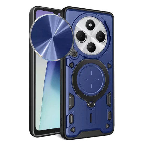 Techsuit - CamGuard Pro ütésálló tok - Xiaomi Redmi 14C / Poco C75 - Kék