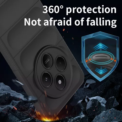 Techsuit - Magic Shield tok - Xiaomi Redmi 14C / Poco C75 - Bordó