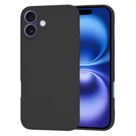 Techsuit - SoftFlex szilikon tok - iPhone 16 - Fekete