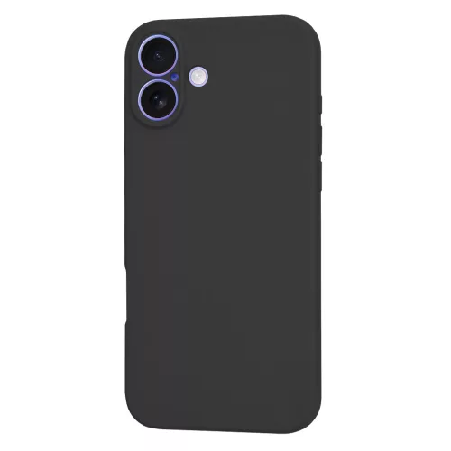 Techsuit - SoftFlex szilikon tok - iPhone 16 - Fekete