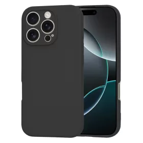 Techsuit - SoftFlex szilikon tok - iPhone 16 Pro - Fekete