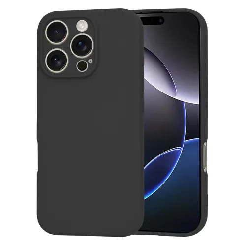 Techsuit - SoftFlex szilikon tok - iPhone 16 Pro Max - Fekete