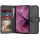 Techsuit - Diary Book kinyitható tok - Motorola Moto G55 - Fekete