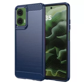 Techsuit - Carbon szilikon tok - Motorola Moto G35 - Kék