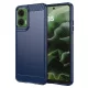 Techsuit - Carbon szilikon tok - Motorola Moto G35 - Kék