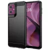Techsuit - Carbon szilikon tok - Motorola Moto G55 - Fekete