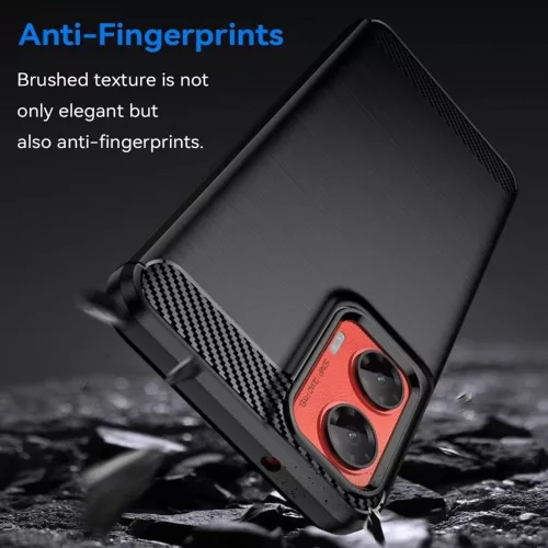 Techsuit - Carbon szilikon tok - Motorola Moto G55 - Kék