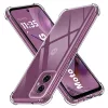 Techsuit - Shockproof Átlátszó Ütésálló Szilikon tok - Motorola Moto G55 - Átlátszó
