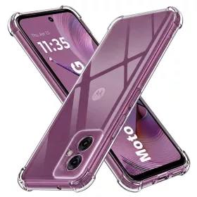   Techsuit - Shockproof Átlátszó Ütésálló Szilikon tok - Motorola Moto G55 - Átlátszó
