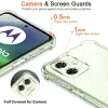 Techsuit - Shockproof Átlátszó Ütésálló Szilikon tok - Motorola Moto G55 - Átlátszó