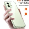 Techsuit - Shockproof Átlátszó Ütésálló Szilikon tok - Motorola Moto G55 - Átlátszó