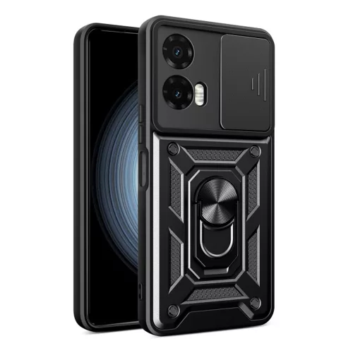 Techsuit - CamShield ütésálló tok - Motorola Moto G35 - Fekete