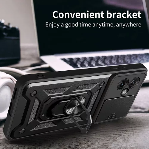 Techsuit - CamShield ütésálló tok - Motorola Moto G55 - Zöld