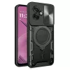 Techsuit - CamGuard Pro tok ütésálló tok - Motorola Moto G55 - Fekete