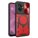 Techsuit - CamGuard Pro tok ütésálló tok - Motorola Moto G55 - Piros