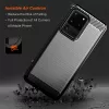 Techsuit - Carbon szilikon tok - Samsung Galaxy S20 Ultra 4G / S20 Ultra 5G - Fekete