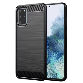   Techsuit - Carbon szilikon tok - Samsung Galaxy S20 Plus 4G / S20 Plus 5G - Fekete