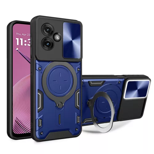 Techsuit - CamGuard Pro tok ütésálló tok - Motorola Moto G55 - Kék