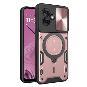   Techsuit - CamGuard Pro tok ütésálló tok - Motorola Moto G55 - Rosegold