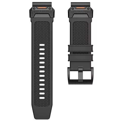 Techsuit - Watchband QuickFit 22mm (W068) - Garmin Fenix 5/5 Plus 6/6 Pro/7/Forerunner 935/945/970/ Approach S60 - Black