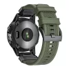 Techsuit - Watchband QuickFit 22mm (W068) - Garmin Fenix 5/5 Plus 6/6 Pro/7/Forerunner 945/970/Approach S60 - Green / Black