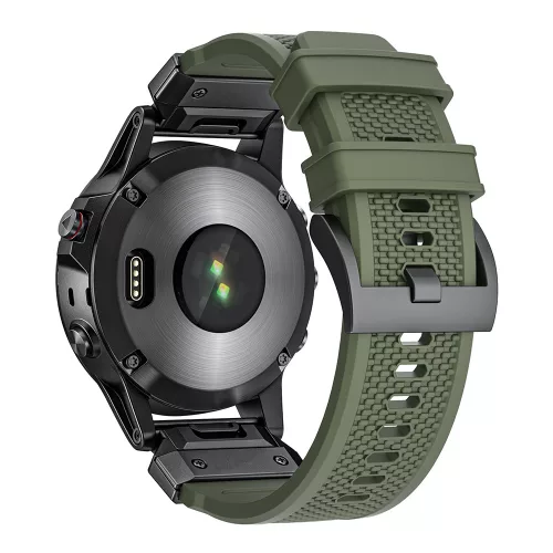 Techsuit - Watchband QuickFit 26mm (W068) - Garmin Fenix 3/3 HR/5X/5X Plus/6X/6X Pro/7X/7X Pro Solar - Black
