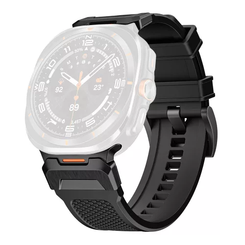 Techsuit - Watchband (W068) - Samsung Galaxy Watch Ultra 47mm / Watch Ultra 2 - Black